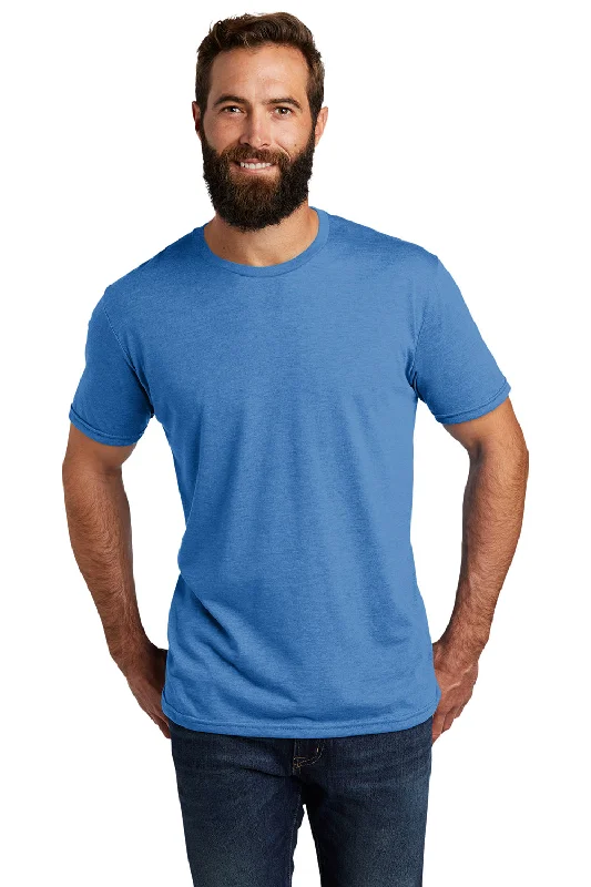 Men’s short-sleeve meld tops-Allmade Mens Short Sleeve Crewneck T-Shirt - Azure Blue