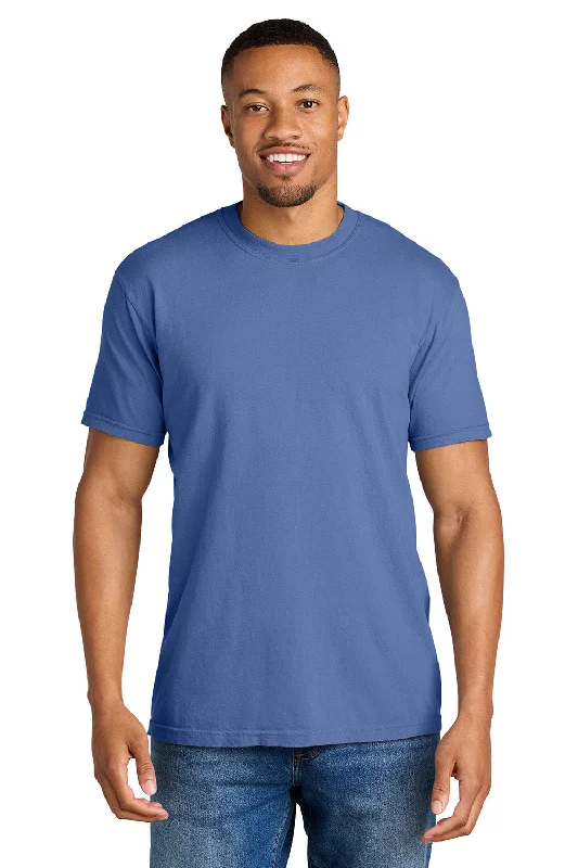 Men’s short-sleeve idly polos-Comfort Colors Mens Short Sleeve Crewneck T-Shirt - Periwinkle Blue