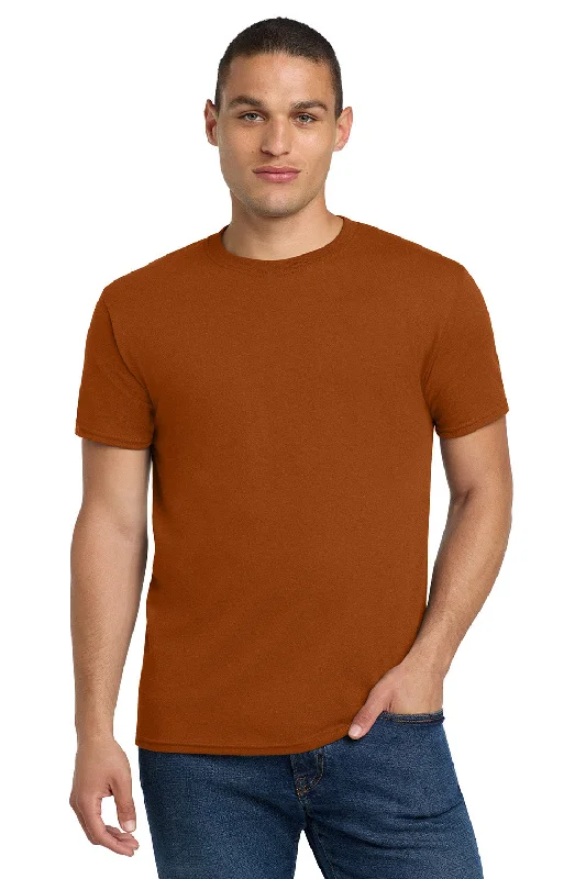 Men’s short-sleeve idly polos-Jerzees Mens Dri-Power Moisture Wicking Short Sleeve Crewneck T-Shirt - Texas Orange