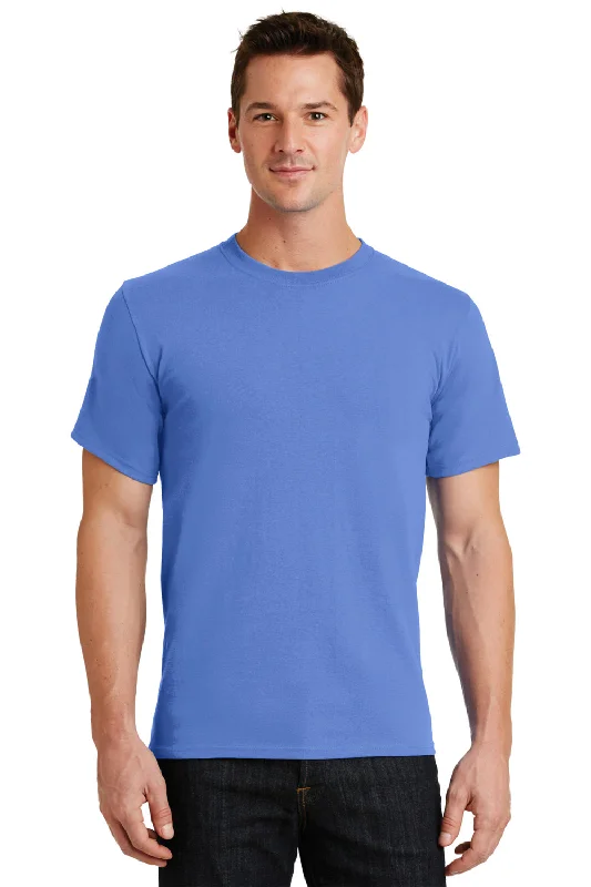 Men’s short-sleeve urge tops-Port & Company Mens Essential Short Sleeve Crewneck T-Shirt - Ultramarine Blue