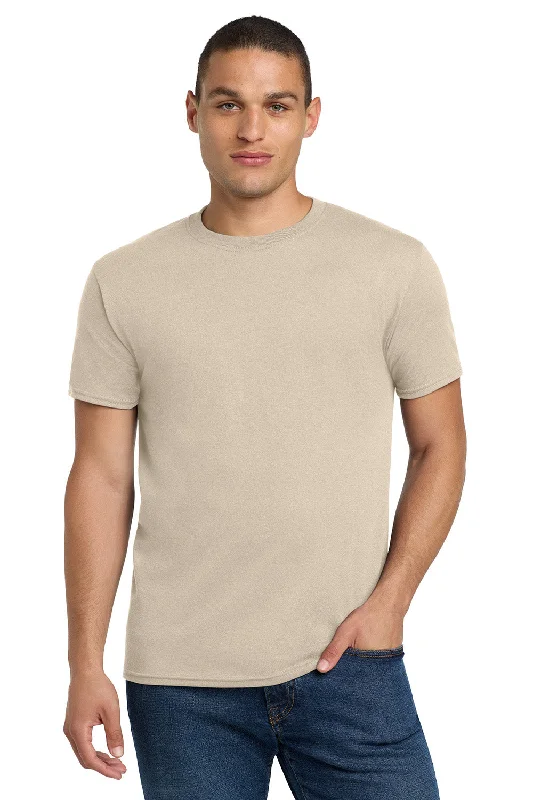 Men’s short-sleeve jolt tees-Jerzees Mens Dri-Power Moisture Wicking Short Sleeve Crewneck T-Shirt - Sandstone