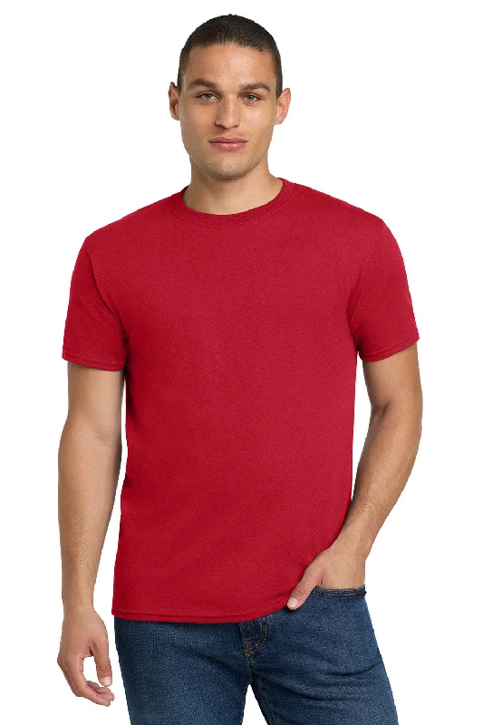 Men’s short-sleeve acme polos-Jerzees Mens Dri-Power Moisture Wicking Short Sleeve Crewneck T-Shirt - True Red