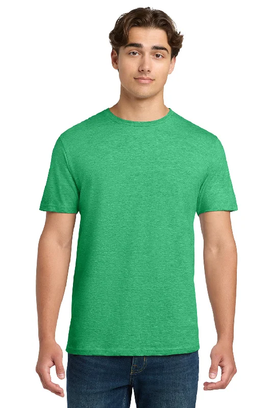 Men’s short-sleeve eave tops-Gildan Mens Softstyle Short Sleeve Crewneck T-Shirt - Heather Irish Green