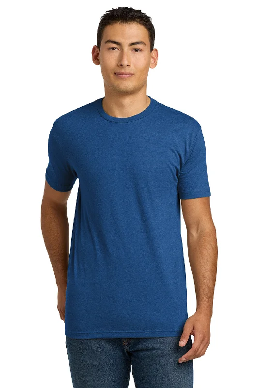 Men’s short-sleeve harp tees-Next Level Mens CVC Jersey Short Sleeve Crewneck T-Shirt - Royal Blue