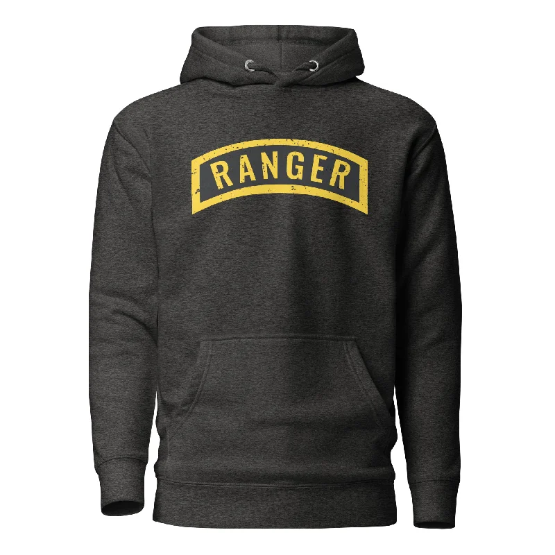 mens hoodie for active men on the move-CLT - Vintage Ranger Tab Hoodie