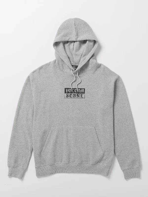 mens hoodie for fashionable athletic men-Watanite Hoodie - Heather Grey