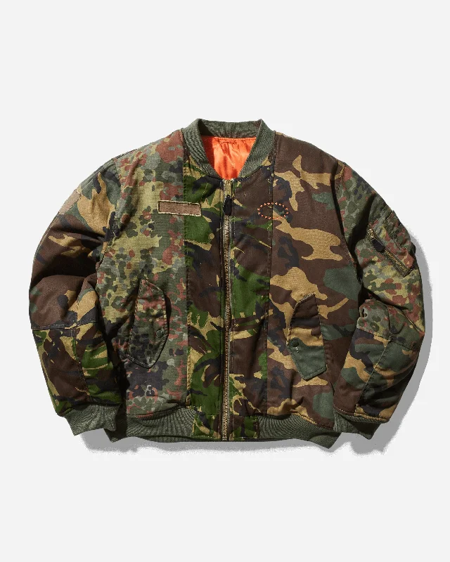 men's jackets with eco-conscious fabric-Men's Fostex Garments Docking MA-1 Jacket Camo