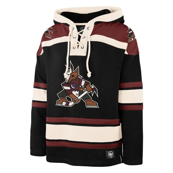 mens hoodie for chic urban fashion-ARIZONA COYOTES SUPERIOR LACER HOOD MENS