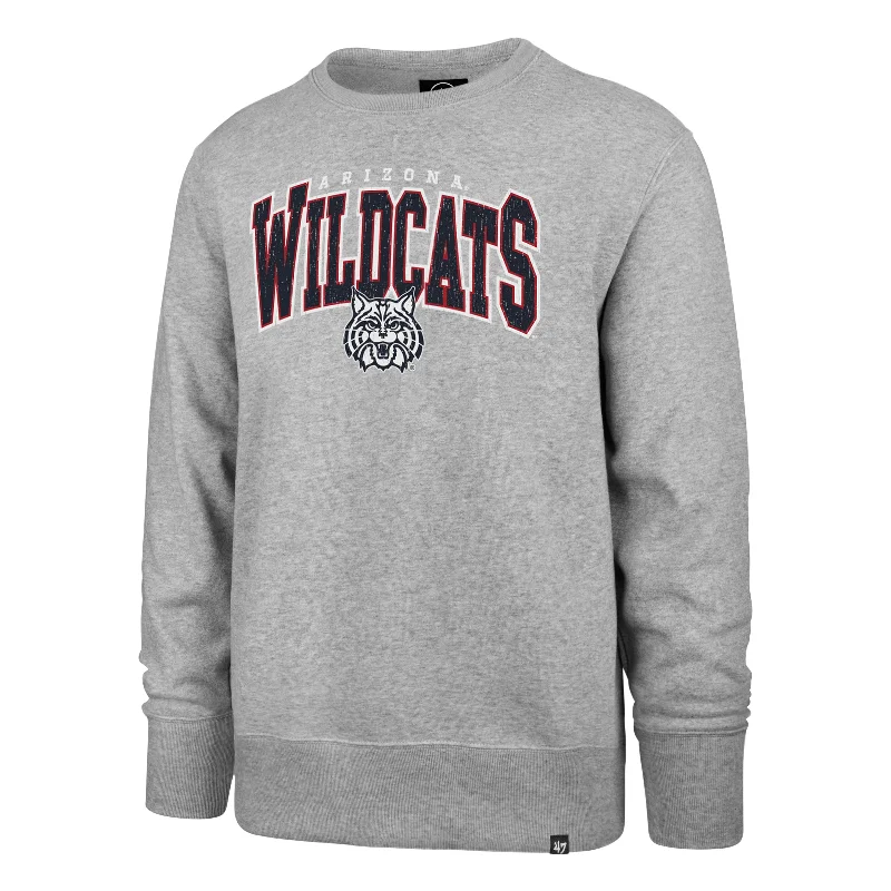 mens hoodie with functional yet stylish hood-ARIZONA WILDCATS VARSITY BLOCK '47 HEADLINE CREW