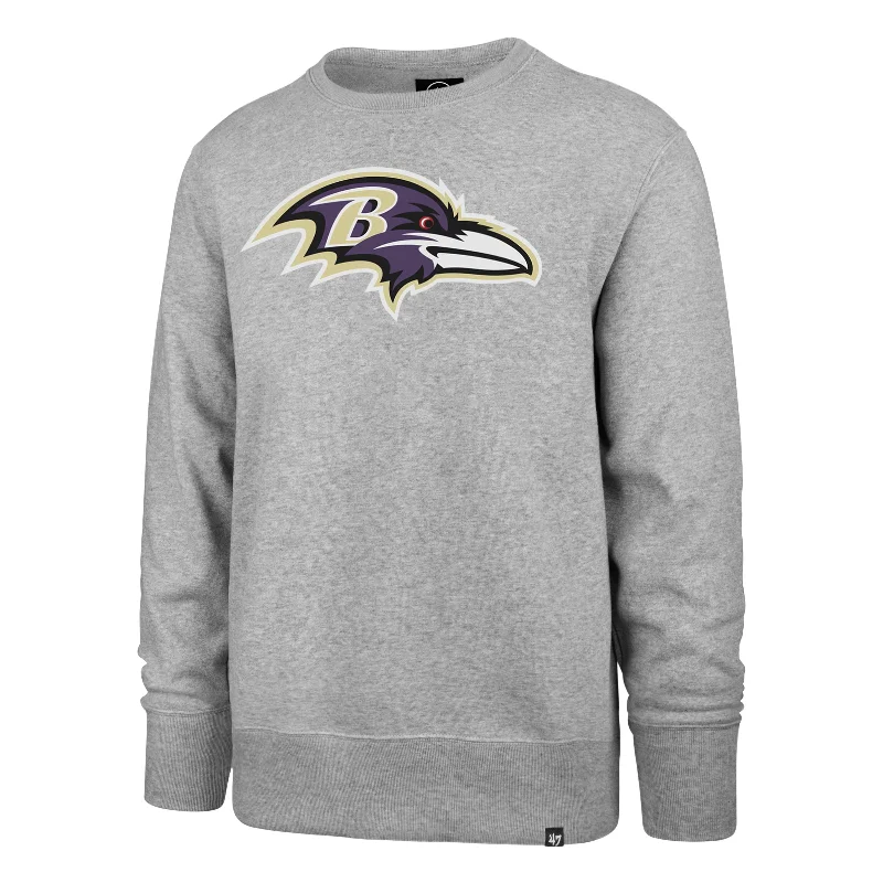 mens hoodie for premium casual look-BALTIMORE RAVENS IMPRINT '47 HEADLINE CREW