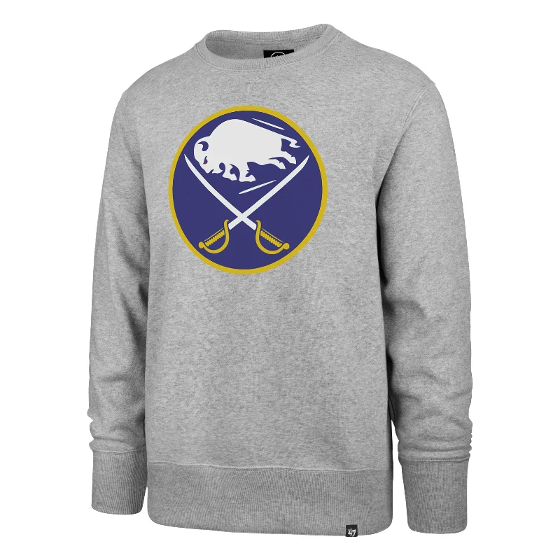 mens hoodie for casual but functional wear-BUFFALO SABRES IMPRINT '47 HEADLINE CREW