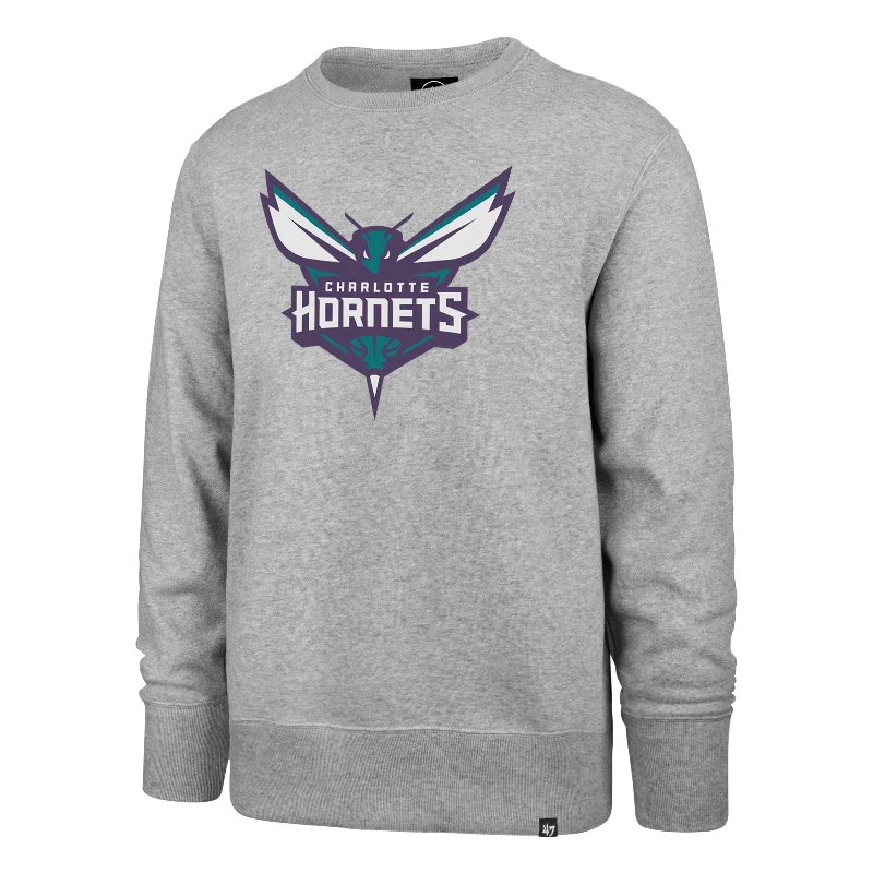 mens hoodie for sleek modern feel-CHARLOTTE HORNETS IMPRINT '47 HEADLINE CREW