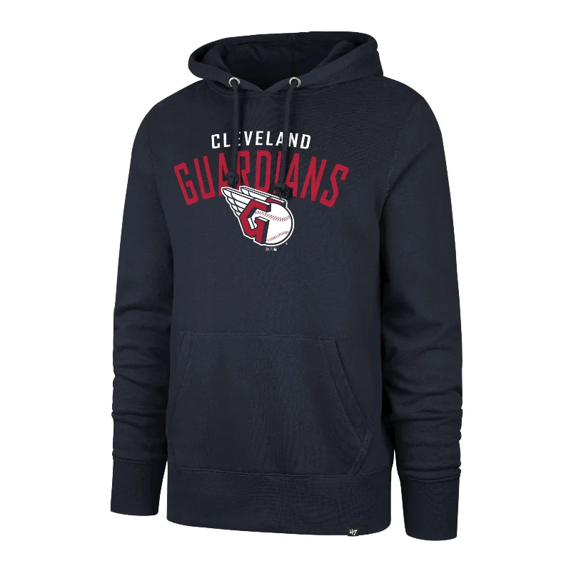 mens hoodie for effortless, on-the-go look-CLEVELAND GUARDIANS OUTRUSH '47 HEADLINE HOOD