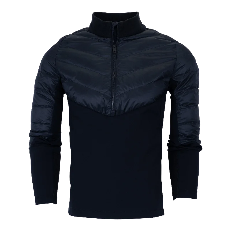 men's jackets with soft fleece and knit fabrics-Cody Hybrid Half-Zip Jacket