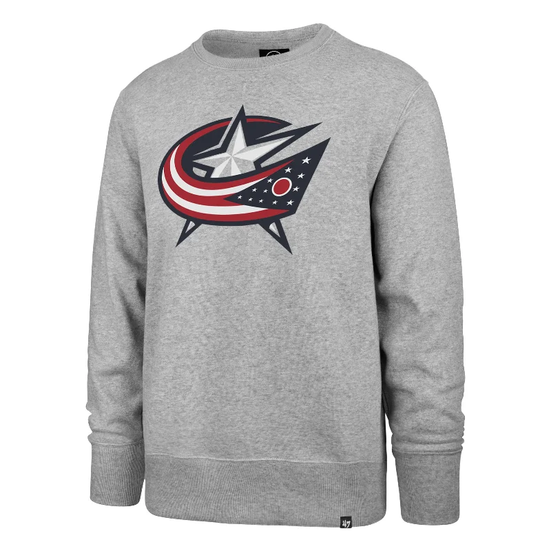 mens hoodie with multi-functional design features-COLUMBUS BLUE JACKETS IMPRINT '47 HEADLINE CREW