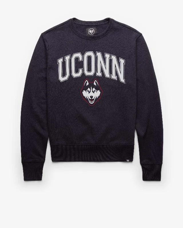 mens hoodie for sleek casual fit-CONNECTICUT HUSKIES UCONN TALK UP '47 HEADLINE CREW