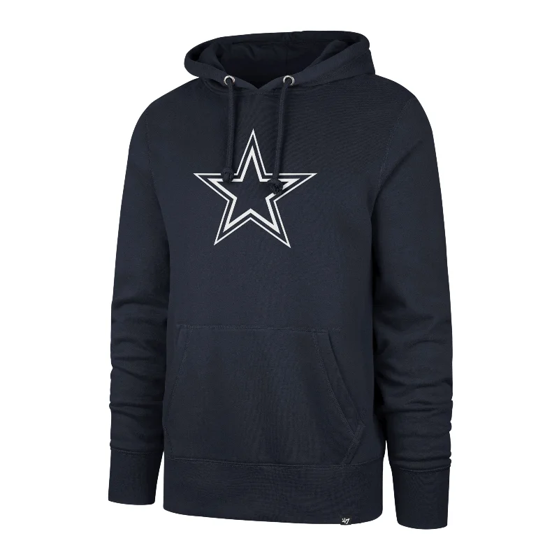 mens hoodie with stylish zipper detail-DALLAS COWBOYS IMPRINT '47 HEADLINE HOOD