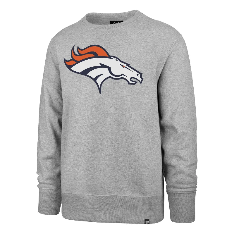 mens hoodie with functional yet stylish hood-DENVER BRONCOS IMPRINT '47 HEADLINE CREW