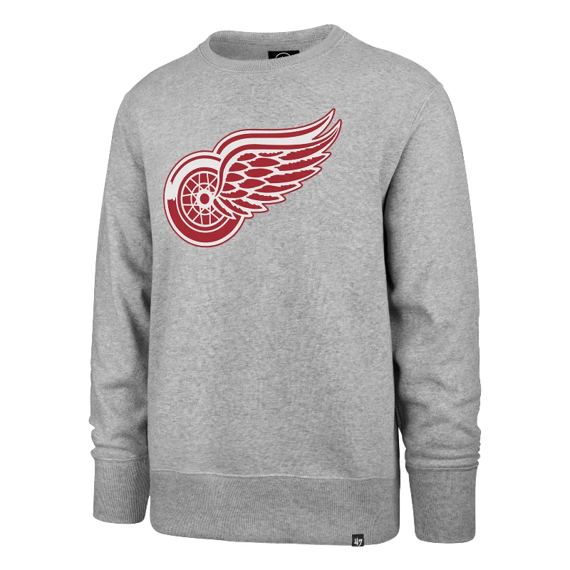 mens hoodie for laid-back everyday looks-DETROIT RED WINGS IMPRINT '47 HEADLINE CREW