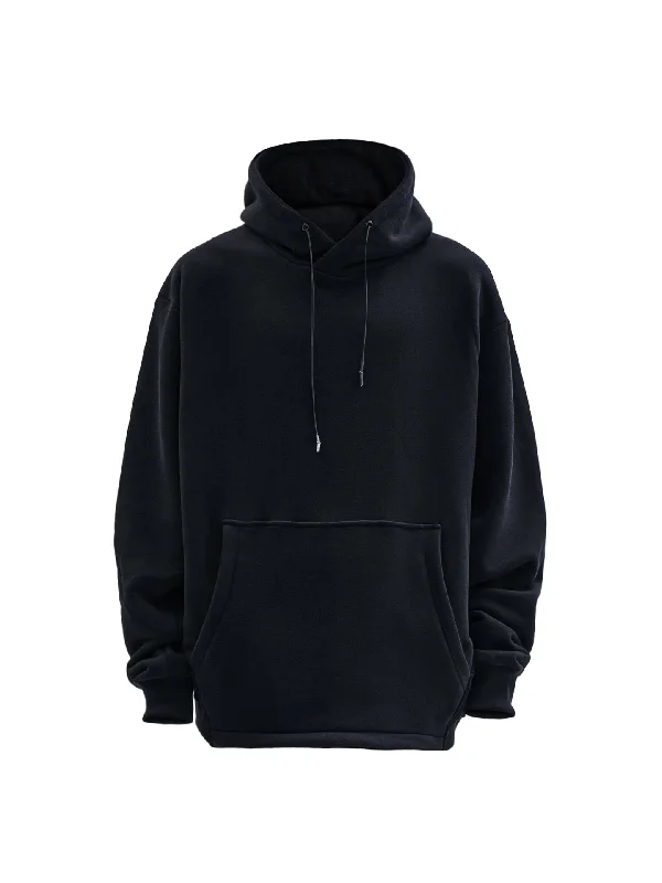 mens hoodie for perfect cozy fit-exalde hoodie black