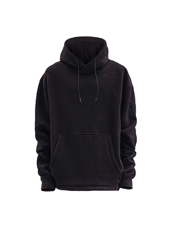 mens hoodie for cold weather layering-exalde hoodie cold dyed burgundy