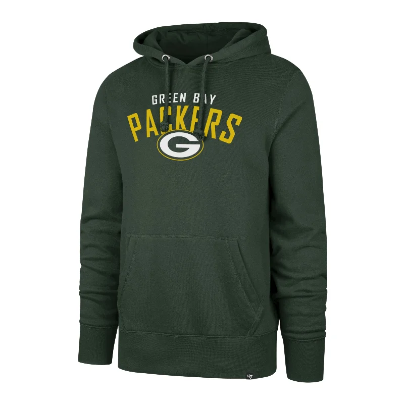 mens hoodie for on-the-move style-GREEN BAY PACKERS OUTRUSH '47 HEADLINE HOOD