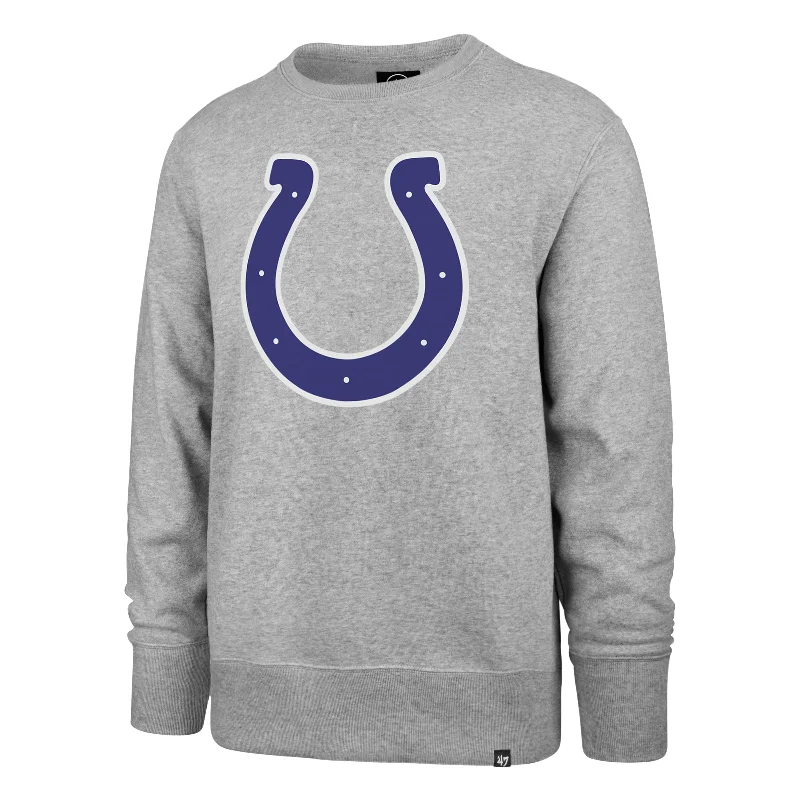 mens hoodie for relaxed street-style wear-INDIANAPOLIS COLTS IMPRINT '47 HEADLINE CREW