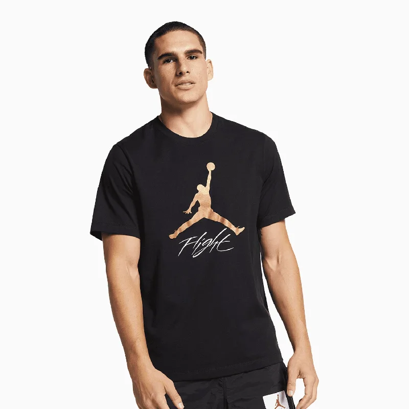 Men’s short-sleeve clad polos-Men's Jumpman Flight Short Sleeve T Shirt