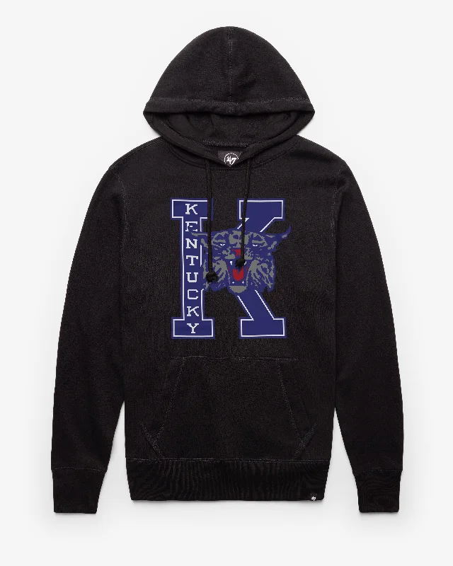 mens hoodie for active men on the move-KENTUCKY WILDCATS VINTAGE IMPRINT '47 HEADLINE HOOD