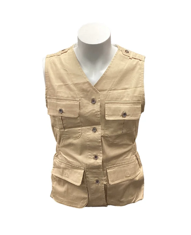 men's jackets for extreme weather conditions-Kevin's Plantation Men's Vest Khaki S