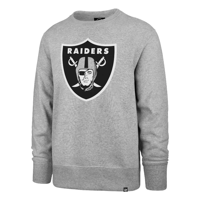 mens hoodie for bold sporty looks-LAS VEGAS RAIDERS IMPRINT '47 HEADLINE CREW