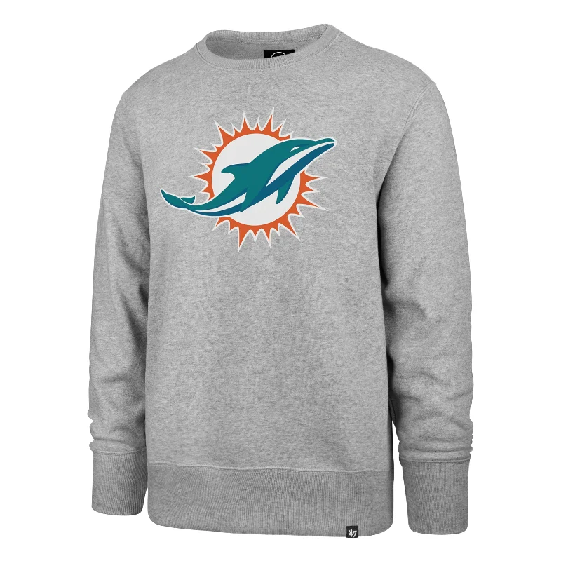 mens hoodie for streetwear fashionistas-MIAMI DOLPHINS IMPRINT '47 HEADLINE CREW