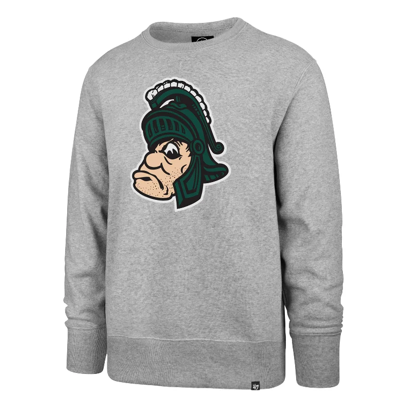 mens hoodie with functional yet stylish hood-MICHIGAN STATE SPARTANS VINTAGE '47 IMPRINT HEADLINE CREW