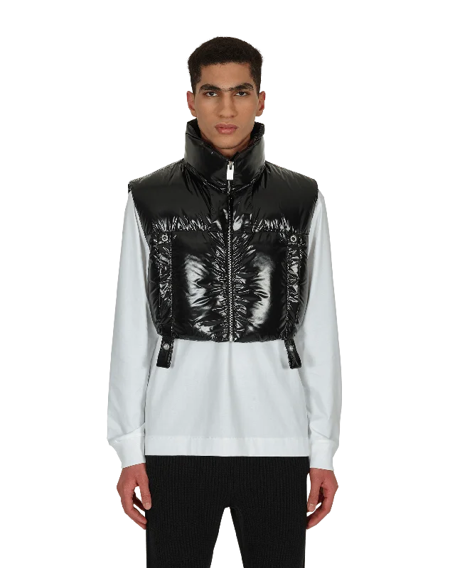 men's jackets with snap button pockets-6 Moncler 1017 ALYX 9SM Fraxinus Vest Black