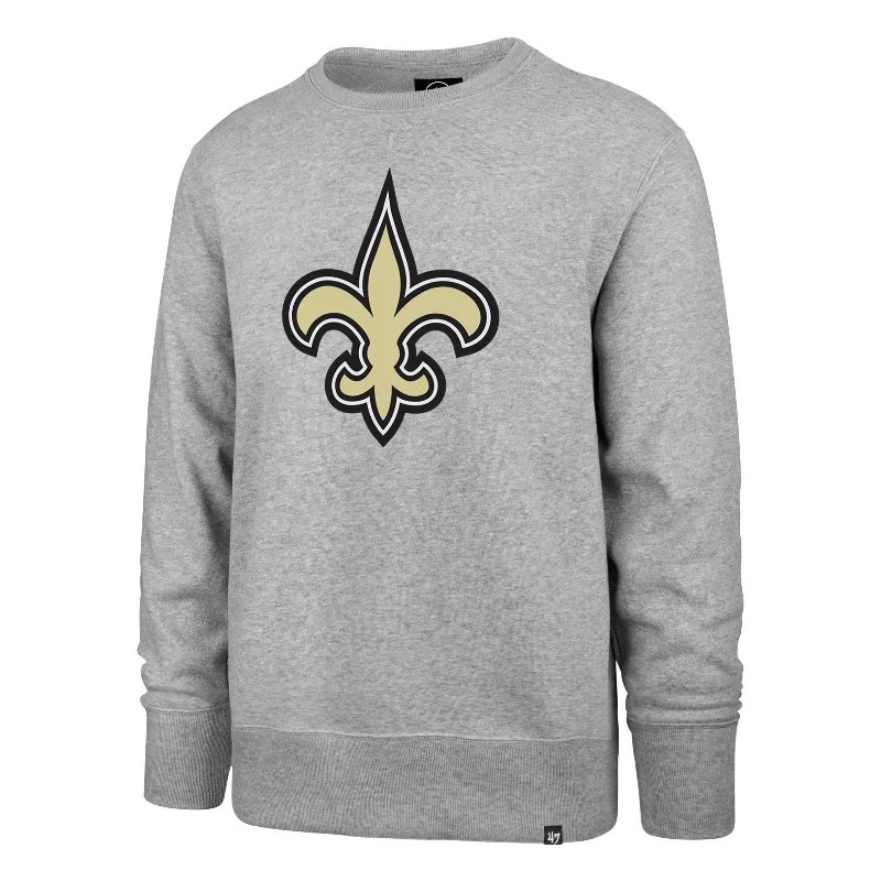 mens hoodie with bold contrast finish-NEW ORLEANS SAINTS IMPRINT '47 HEADLINE CREW