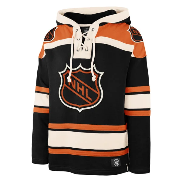 mens hoodie with modern casual look-NHL VINTAGE SHIELD SUPERIOR '47 LACER HOOD