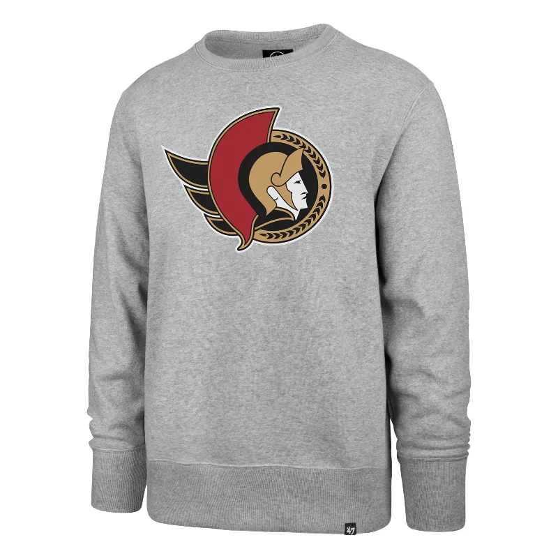 mens hoodie with minimalist cuts-OTTAWA SENATORS IMPRINT '47 HEADLINE CREW