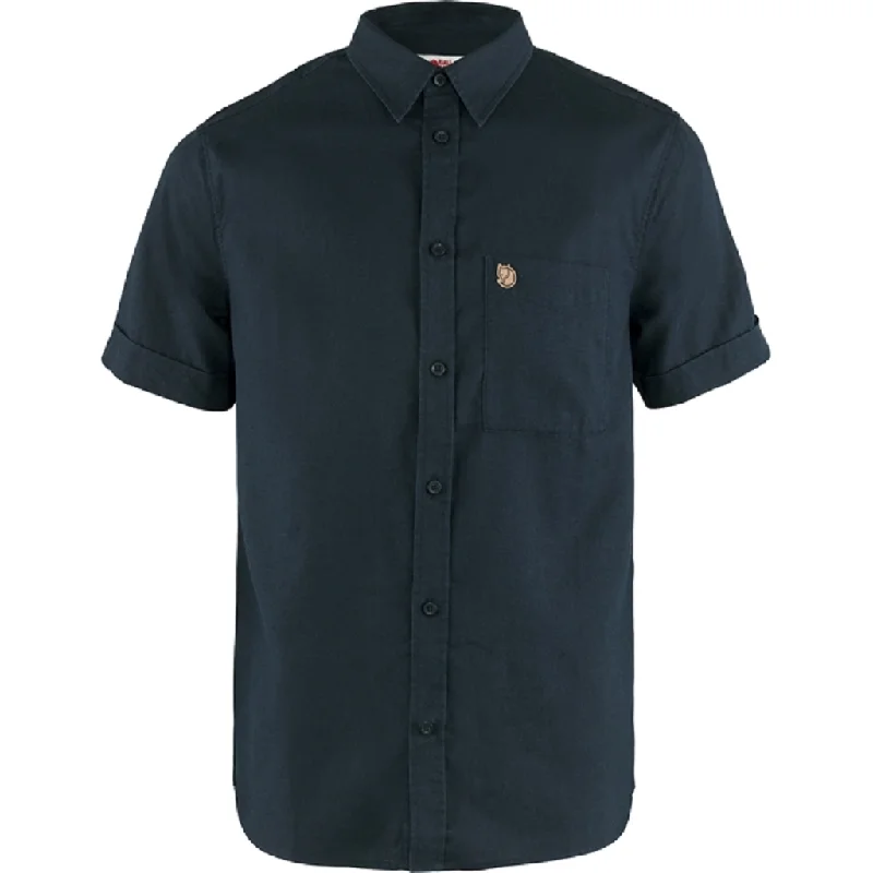 Men’s short-sleeve urge tops-Fjallraven Men's Ovik Travel Shirt Short Sleeve