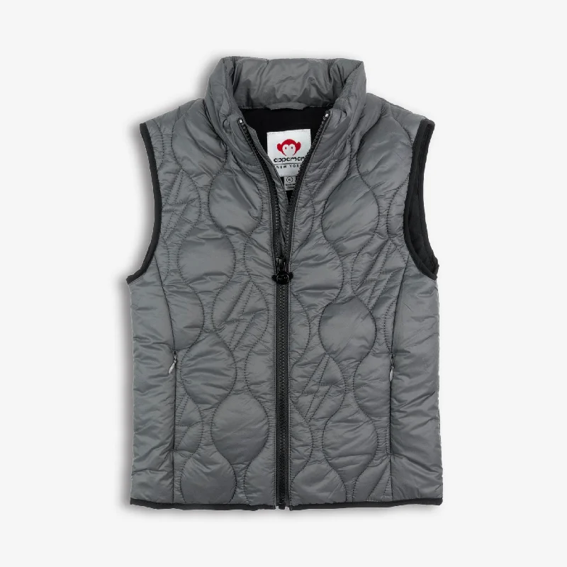 men's jackets with ultra-light padding-Packable Vest | Iron