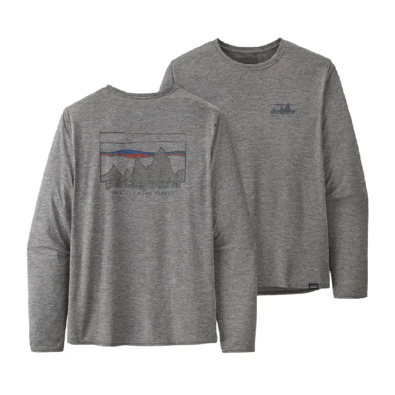 Men’s short-sleeve fizz tees-Patagonia Men's Long Sleeve Capilene Cool Daily Graphic Shirt