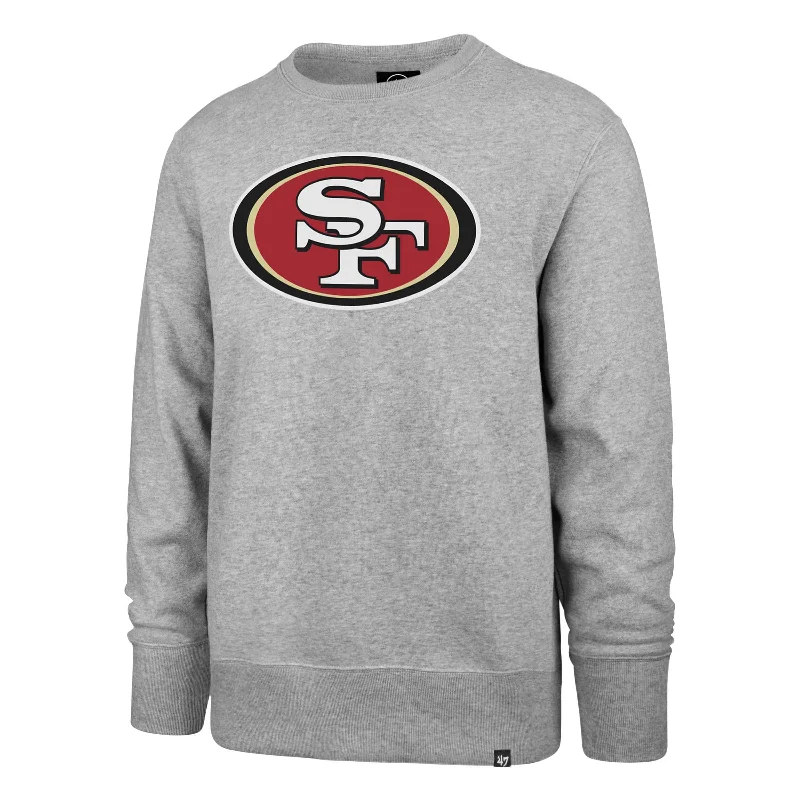 mens hoodie for effortless, on-the-go look-SAN FRANCISCO 49ERS IMPRINT '47 HEADLINE CREW