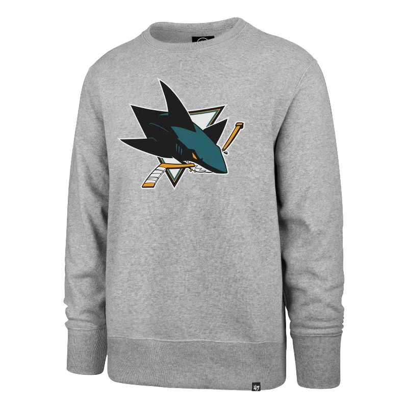 mens hoodie with bold contrast finish-SAN JOSE SHARKS IMPRINT '47 HEADLINE CREW