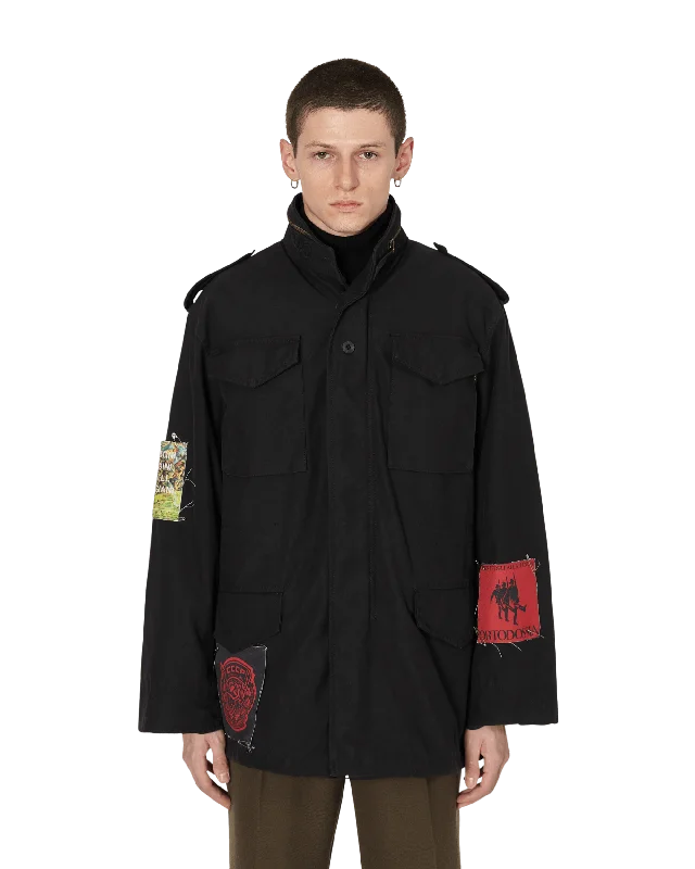 men's jackets with stylish metal accents-CCCP Fedeli alla Linea Field Jacket Black