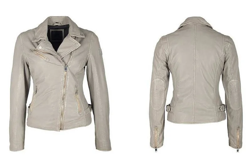 men's jackets with water-resistant coating-Sofia 4RF Leather Jacket