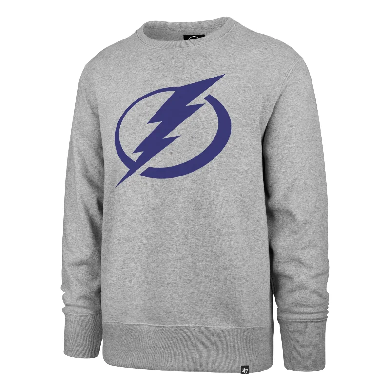 mens hoodie for cozy winter days-TAMPA BAY LIGHTNING IMPRINT '47 HEADLINE CREW