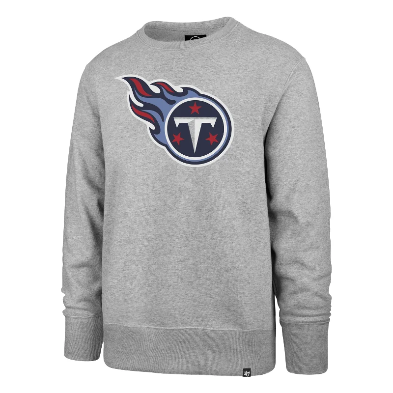 mens hoodie for urban performance wear-TENNESSEE TITANS IMPRINT '47 HEADLINE CREW