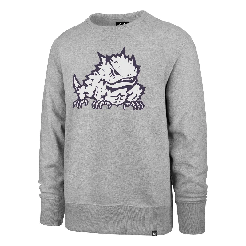 mens hoodie with unique fabric texture-TEXAS CHRISTIAN HORNED FROGS TCU IMPRINT '47 HEADLINE CREW