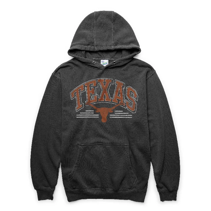 mens hoodie with high-tech materials-TEXAS LONGHORNS SUN FADE '47 PIERCE HOOD