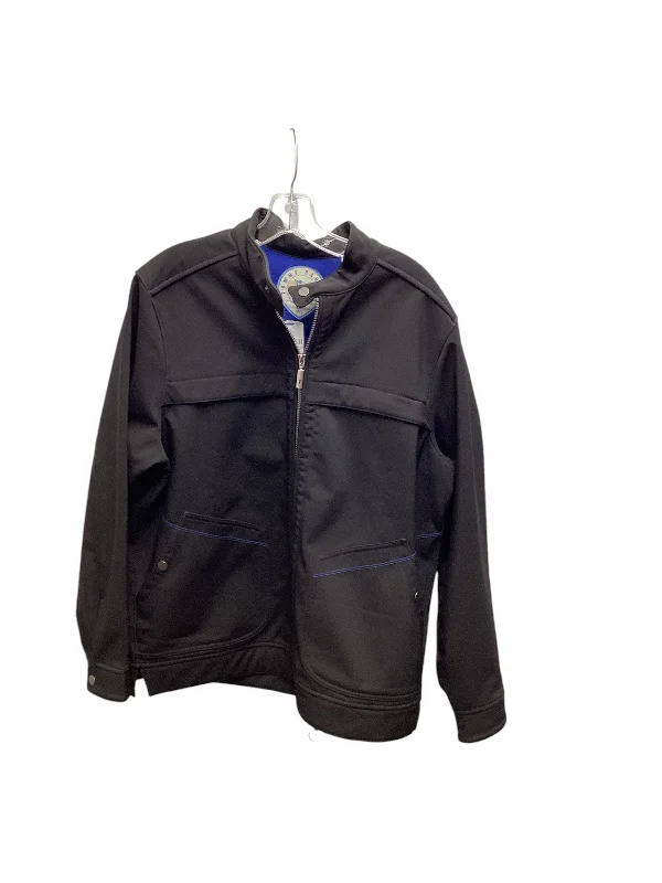 men's jackets for light snow-Tommy Bahama Men's Jacket Black M