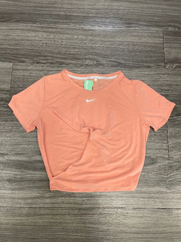 Men’s short-sleeve urge polos-Athletic Top Short Sleeve By Nike In Orange, Size: S